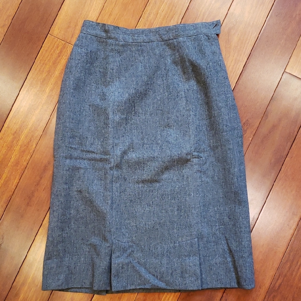 Pendleton Wool Vintage pencil skirt, gray  Women's XXS - XS.  Woolen Mills